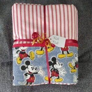 Vintage Full Flat Mickey Mouse Sheet By Beacon